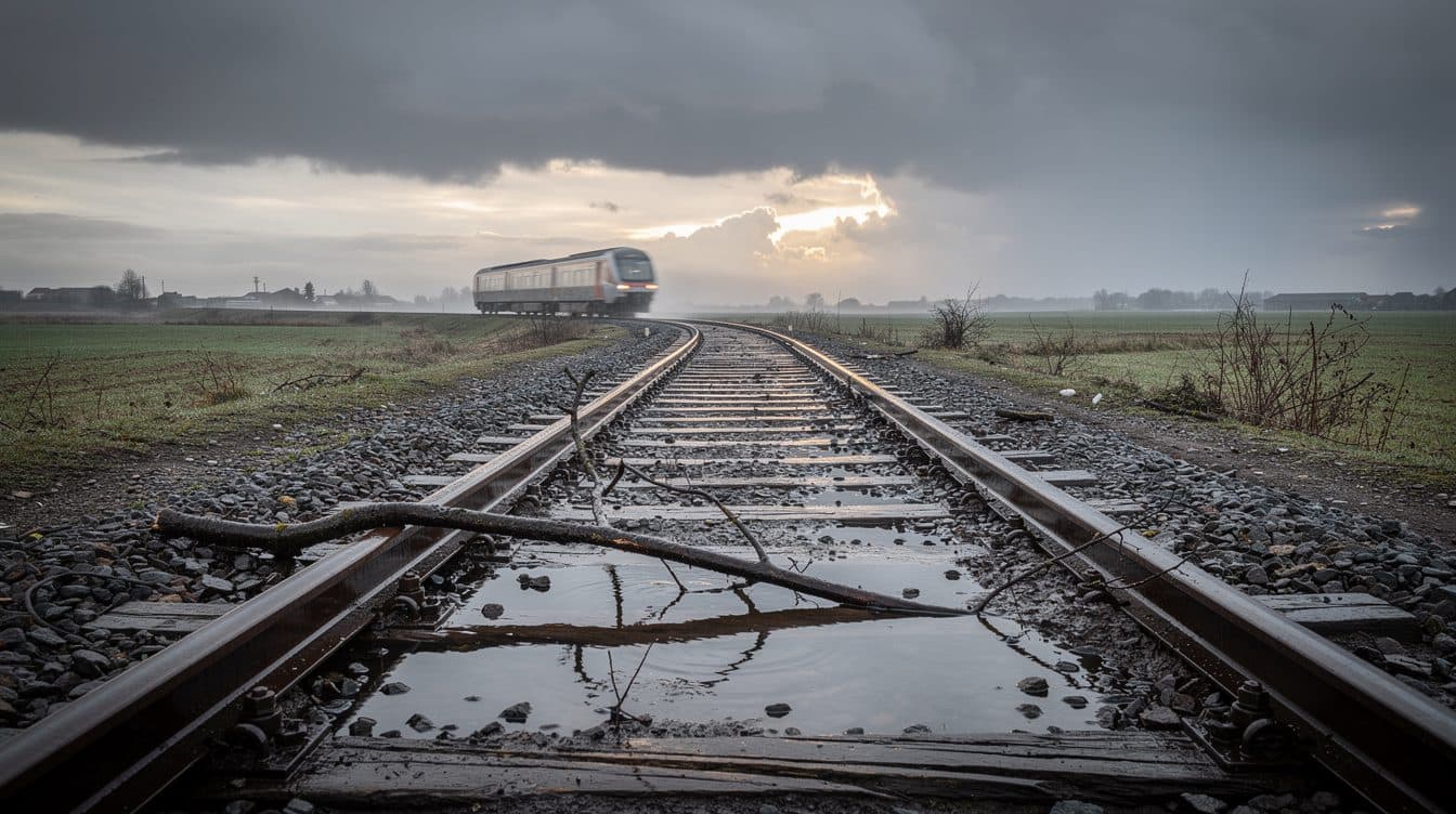 Le nord de l'Allemagne frappé par de violents orages, grêle et rafales tempétueuses