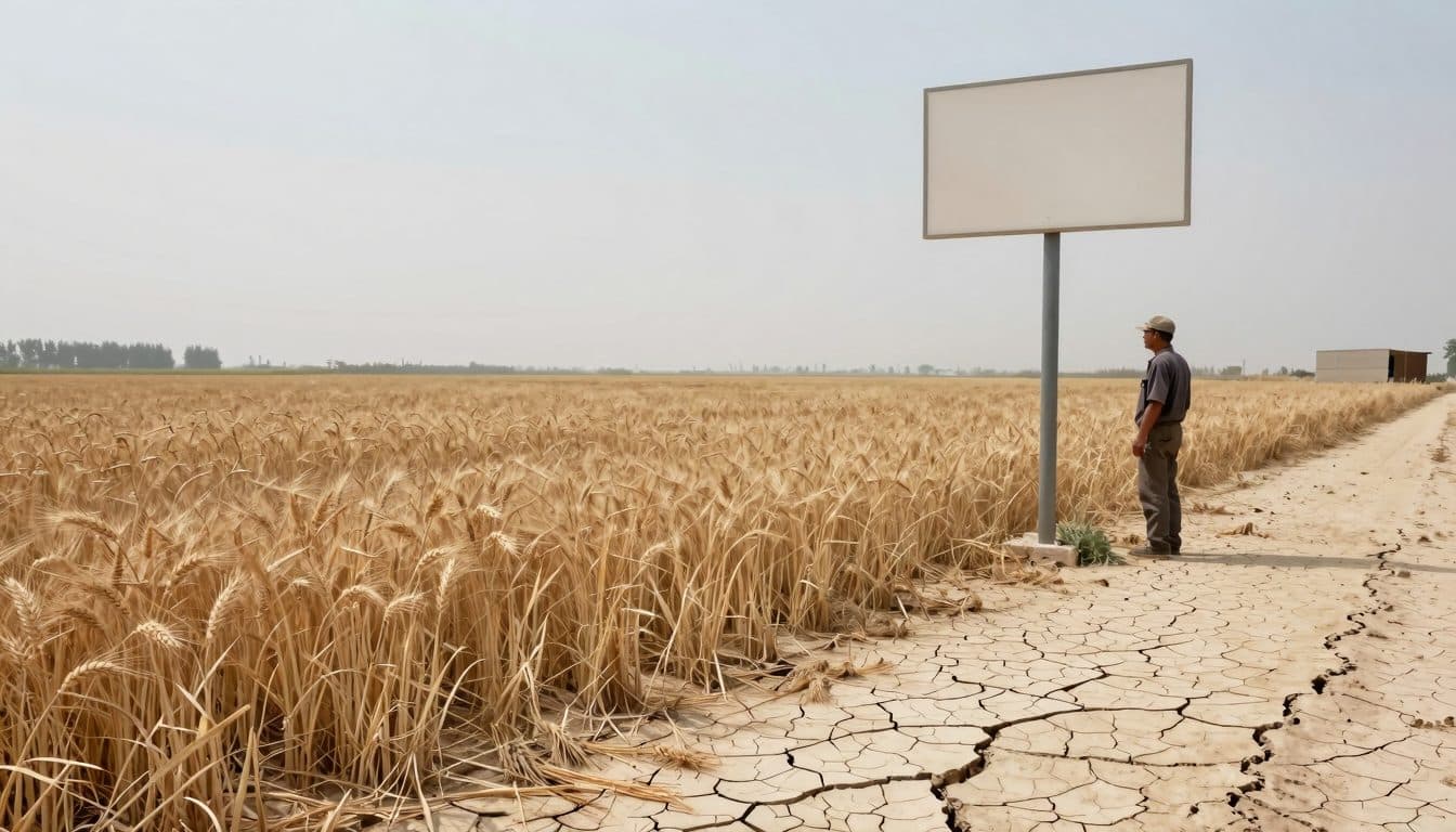 L'assurance contre la grêle évalue à un milliard d'euros les dégâts de la sécheresse pour les agriculteurs nationaux