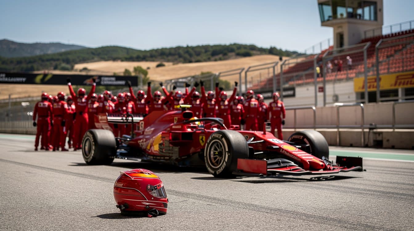 Lewis Hamilton remporte le Grand Prix de Barcelone et signe son premier succès avec Ferrari