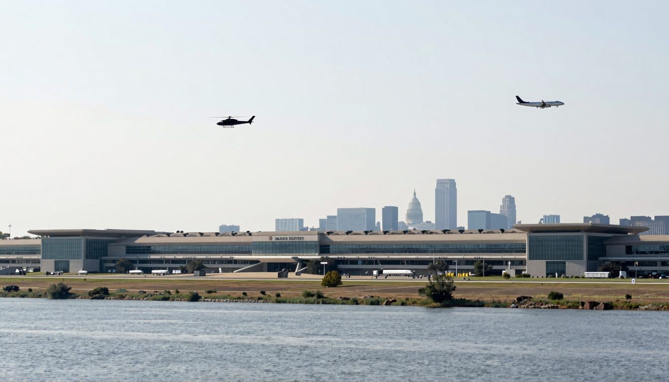 L'agence de la sécurité des transports enquête sur un incident impliquant Marine One à proximité d'un avion de ligne à Washington