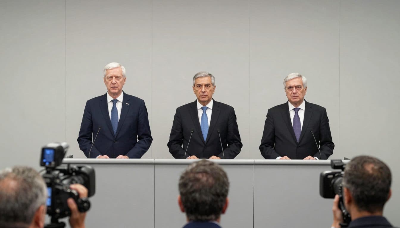 Merz face à un automne difficile : les dirigeants de l'Union, du SPD et de la CSU se présentent devant la presse