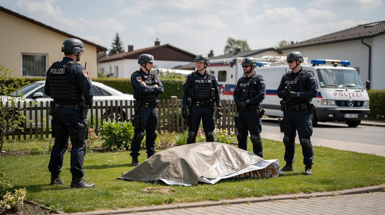 Un tigre évadé abattu par la police après avoir gravement blessé un homme en Saxe