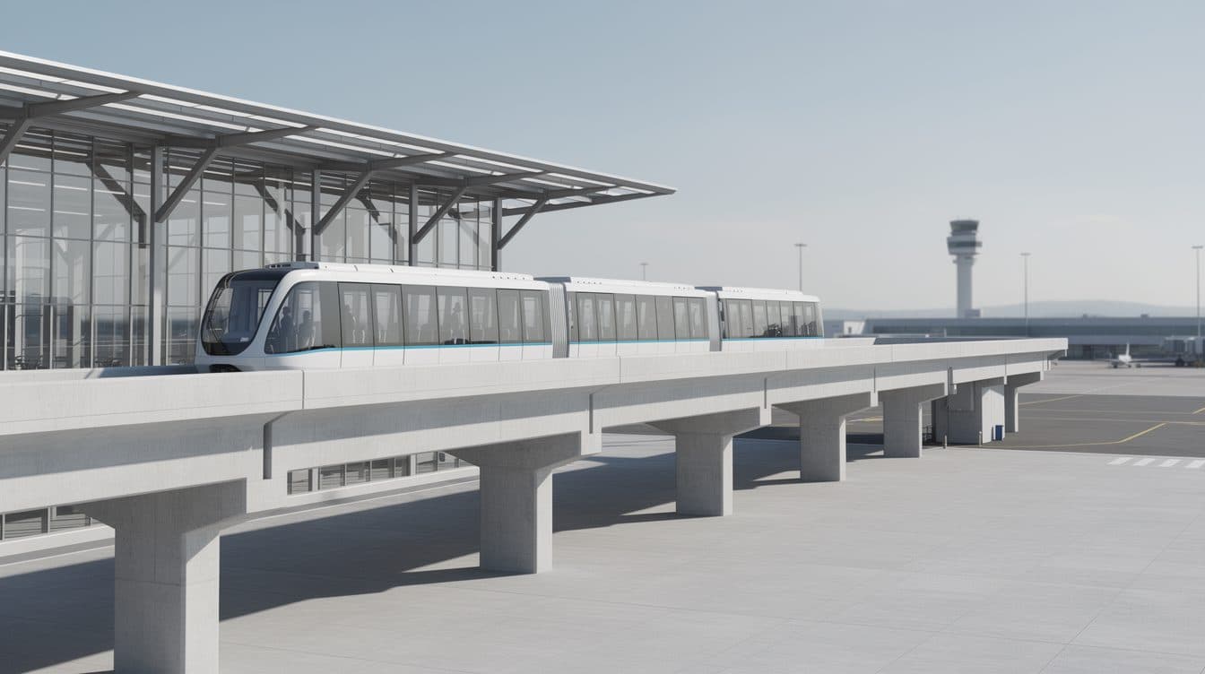 Le Skyline-Bahn de l'aéroport de Francfort reprend du service
