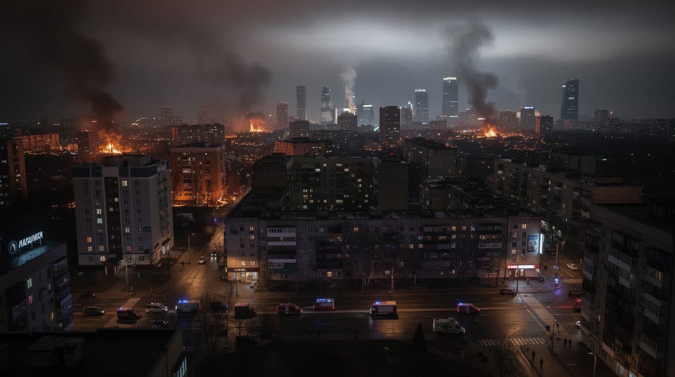 La Russie frappe Kiev avec des missiles – des impacts dans trois arrondissements