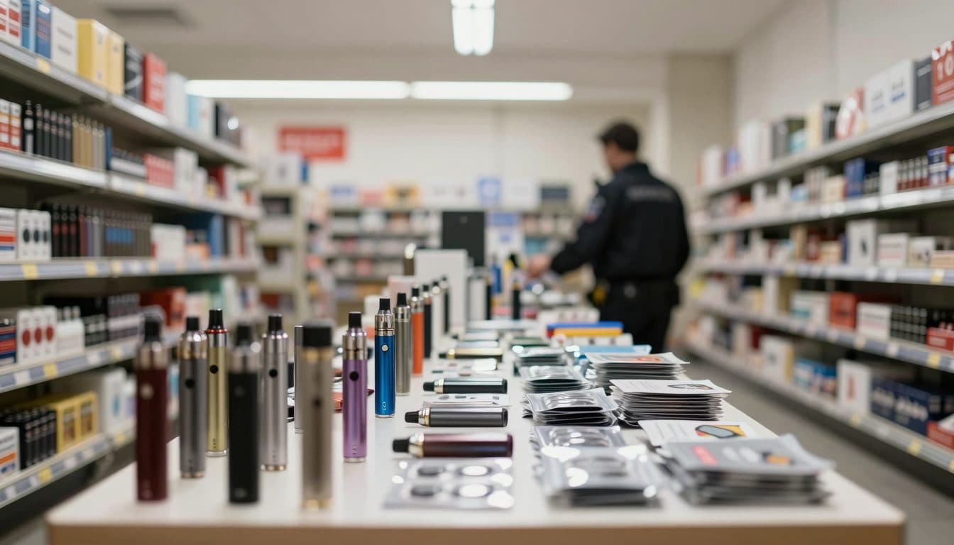 Les autorités saisissent 682 cigarettes électroniques et produits du tabac illégaux à Vienne-Favoriten