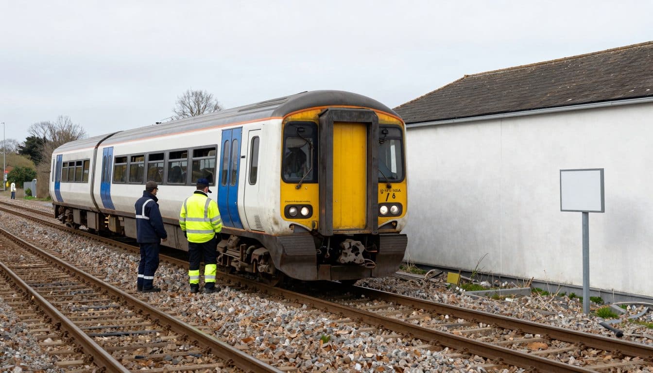 Un train de passagers déraille dans le sud-est de l'Angleterre – la cause reste incertaine