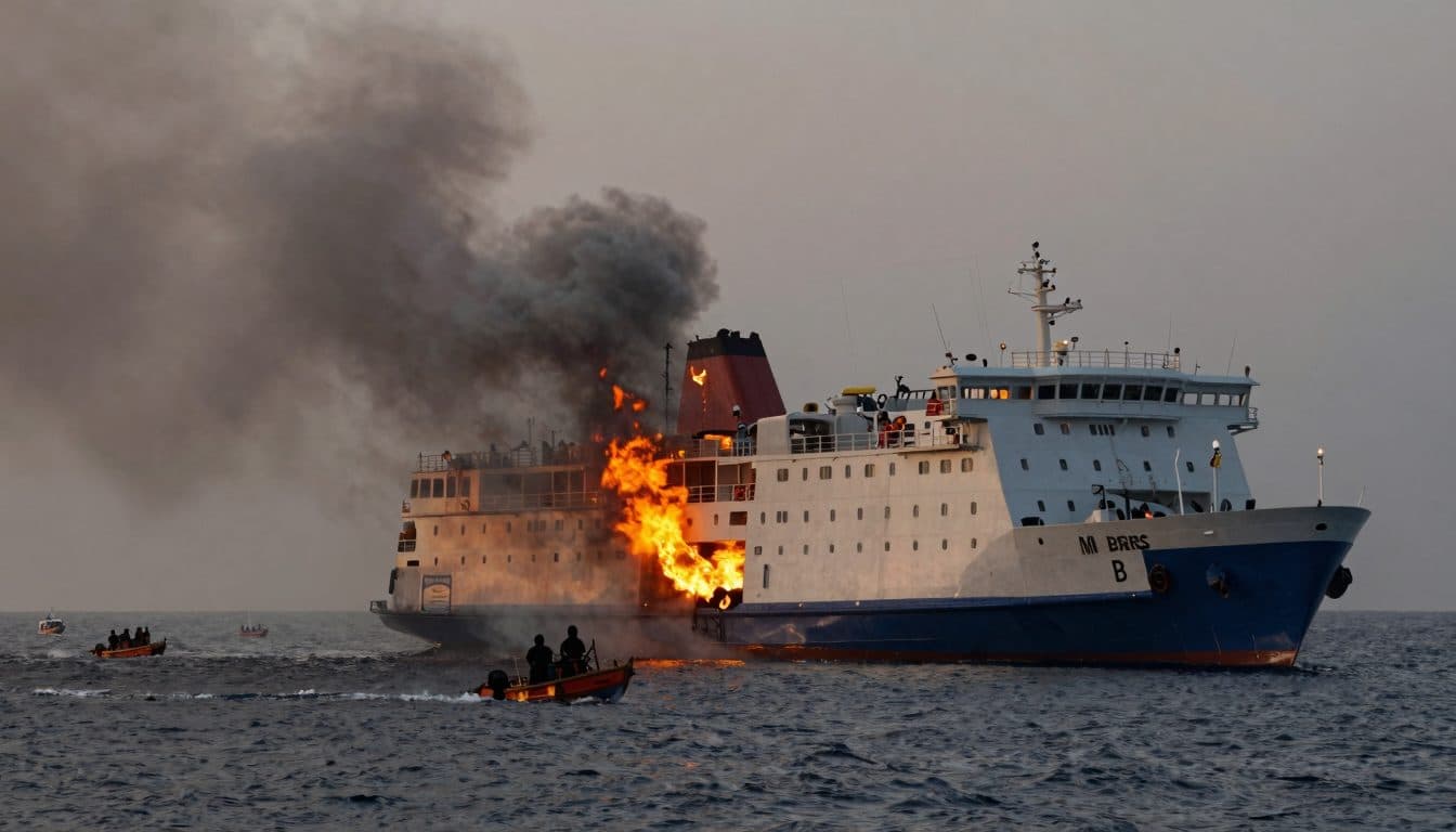 Un ferry avec plus de 270 personnes à bord prend feu entre Java et Sulawesi – plusieurs morts et des dizaines de disparus