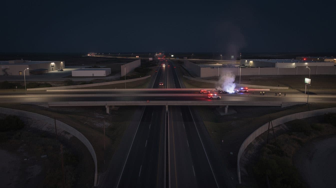 Un jet privé s'écrase sur une autoroute au Texas : un mort confirmé