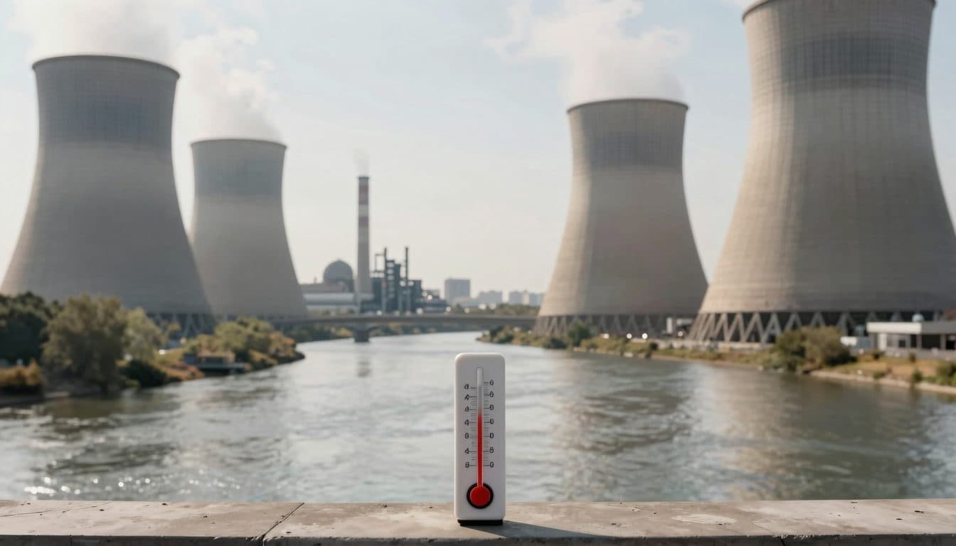 Une centrale nucléaire française met à l'arrêt un réacteur en raison de la vague de chaleur