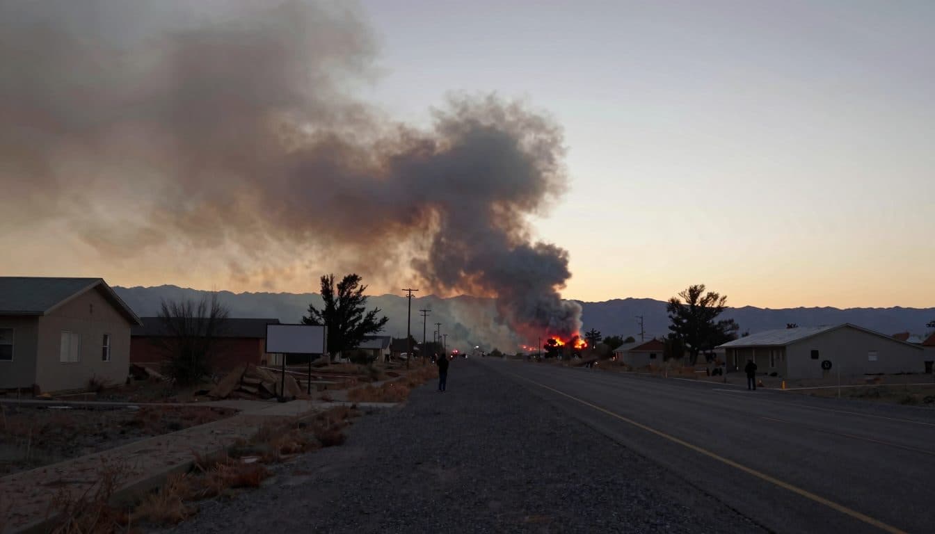 Le vent complique la lutte contre les incendies : des dizaines de milliers de personnes fuient les feux de forêt au Nevada