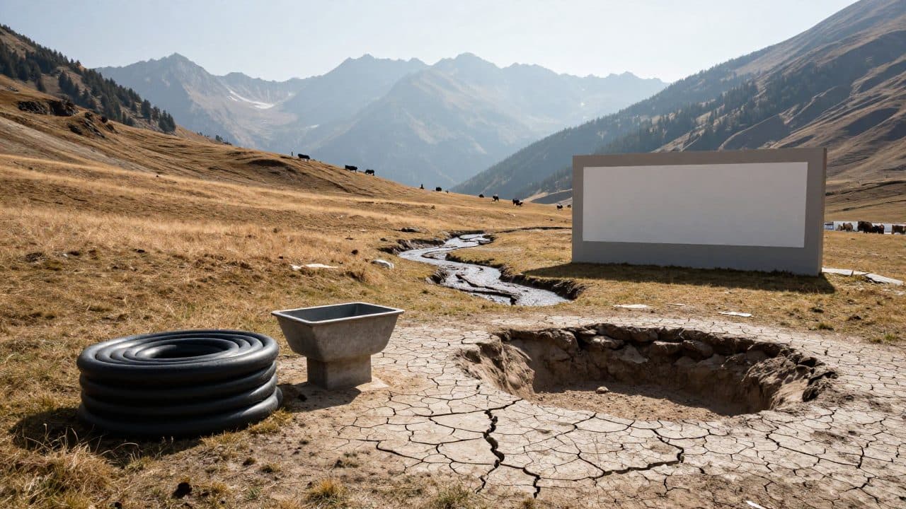 L'estive en Autriche sous pression : été 2026 marqué par la pénurie de fourrage et d'eau