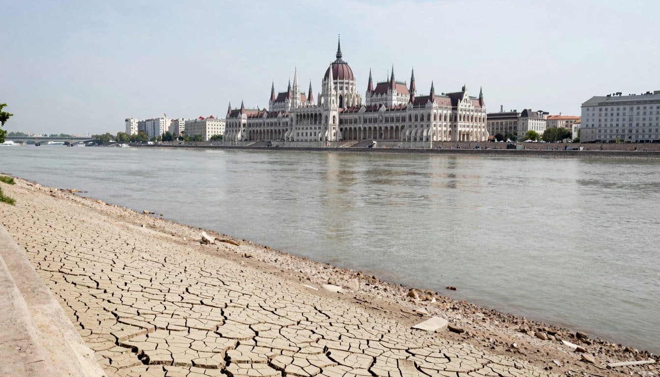 La Hongrie annonce la remontée du niveau du Danube face à la sécheresse qui touche la région