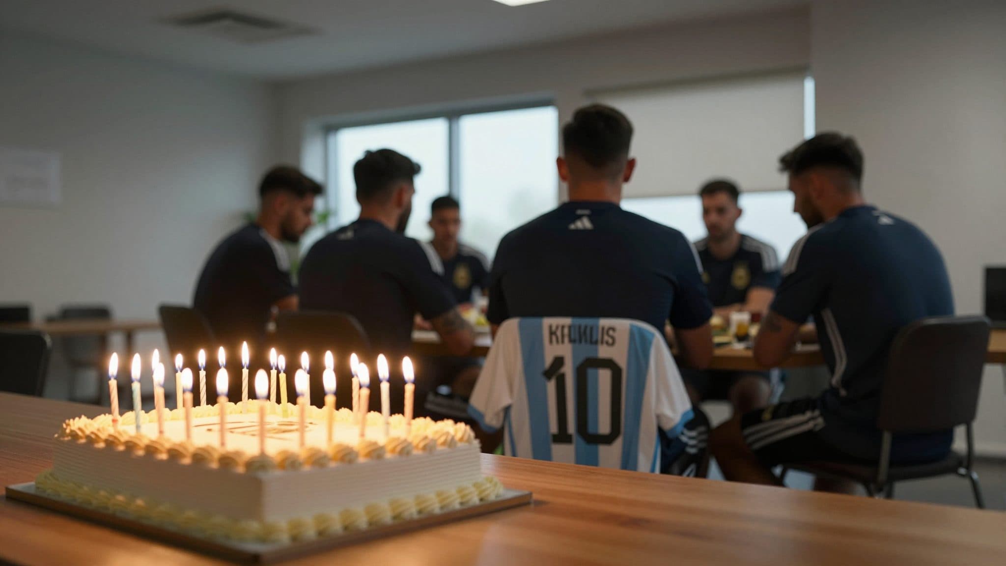 L'Argentine célèbre le 39e anniversaire de Messi au camp de la Coupe du monde – et son record de buts