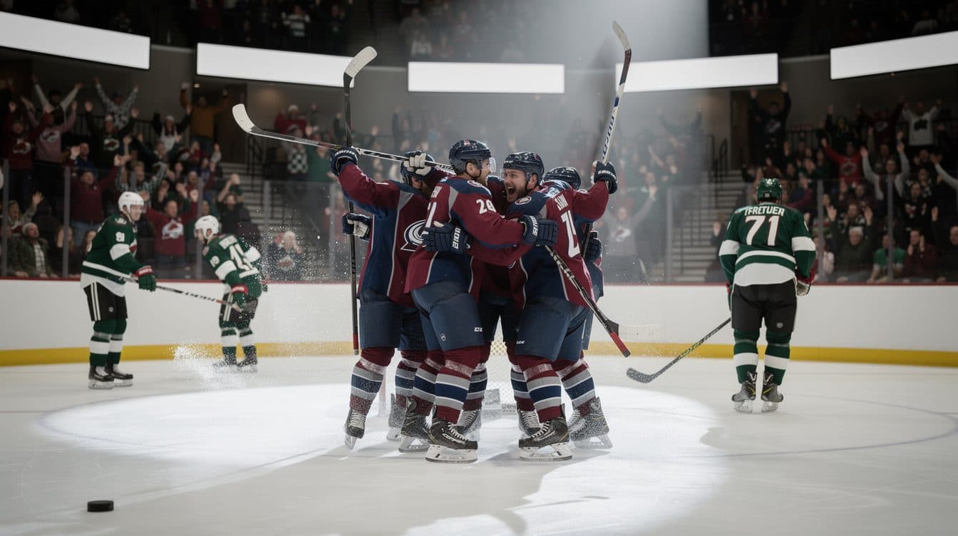 Les Avalanche du Colorado se qualifient pour les demi-finales de la LNH avec une victoire en prolongation contre les Wild du Minnesota