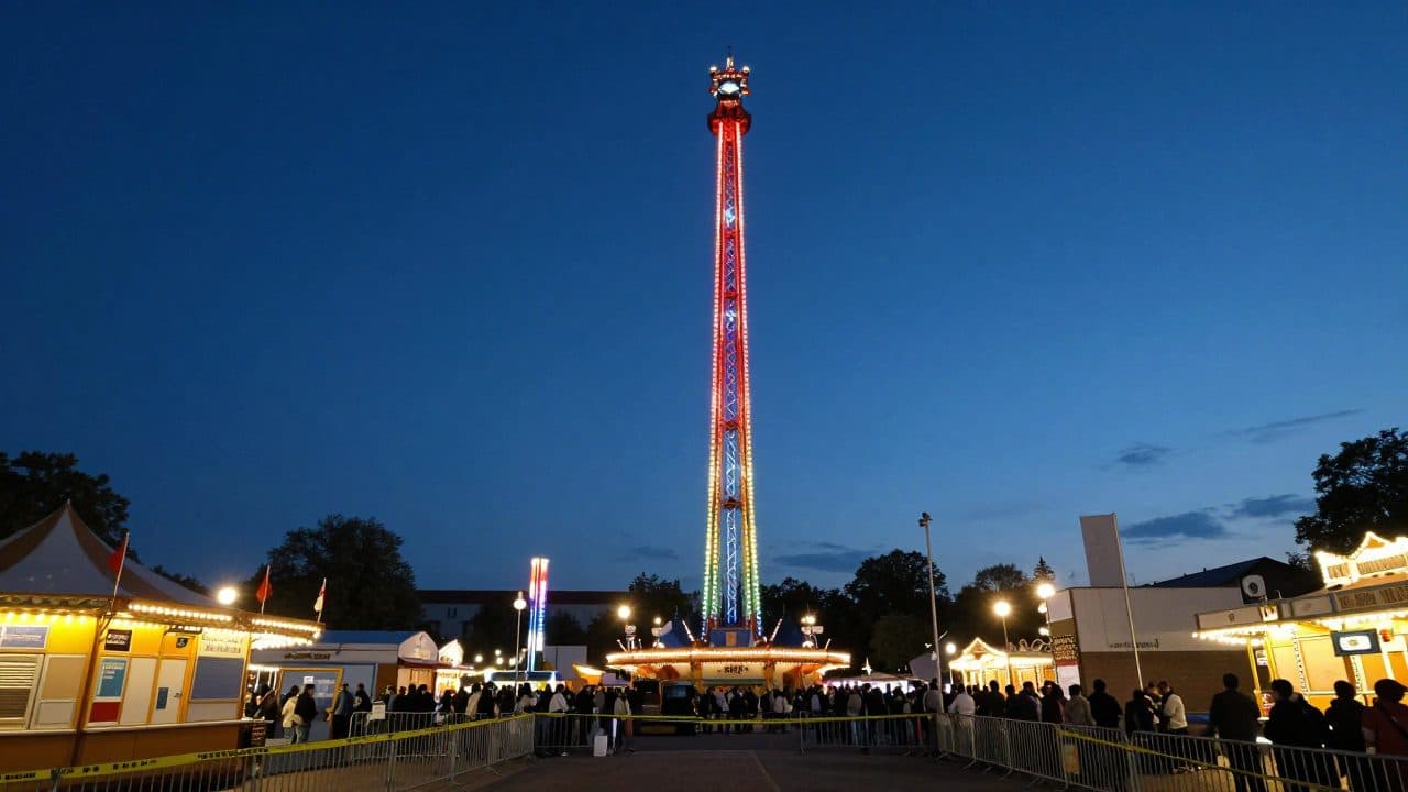 Accident de la Wiesn au Freefall-Tower : un employé en danger de mort