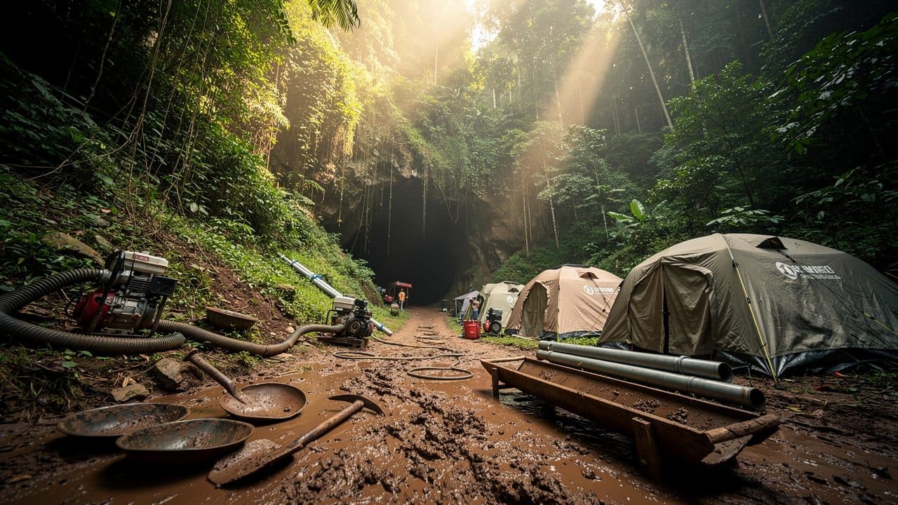 Laos : espoir pour des chercheurs d’or piégés dans une grotte inondée