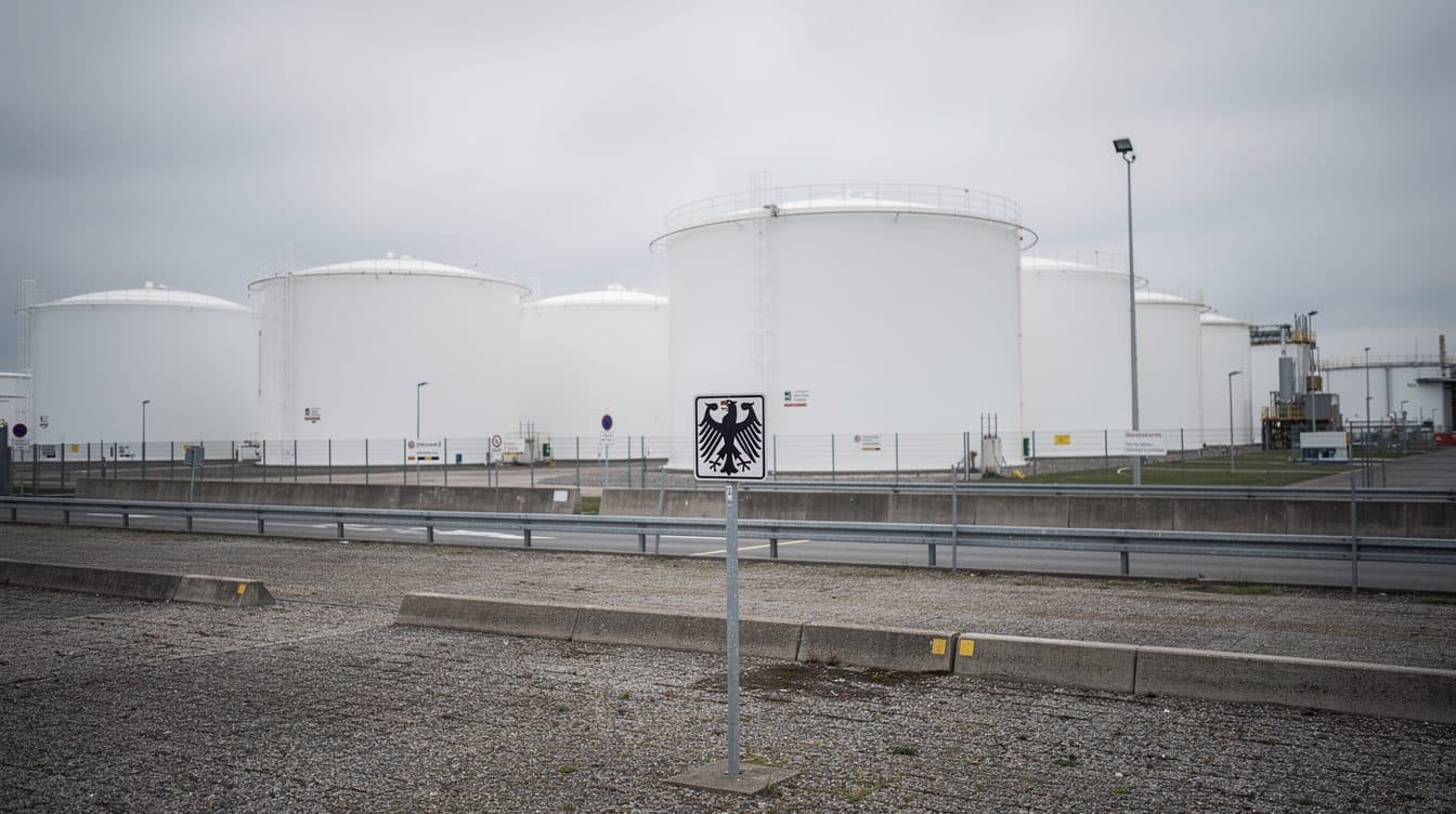 Les réserves pétrolières allemandes libérées en quasi-totalité absorbées par le marché