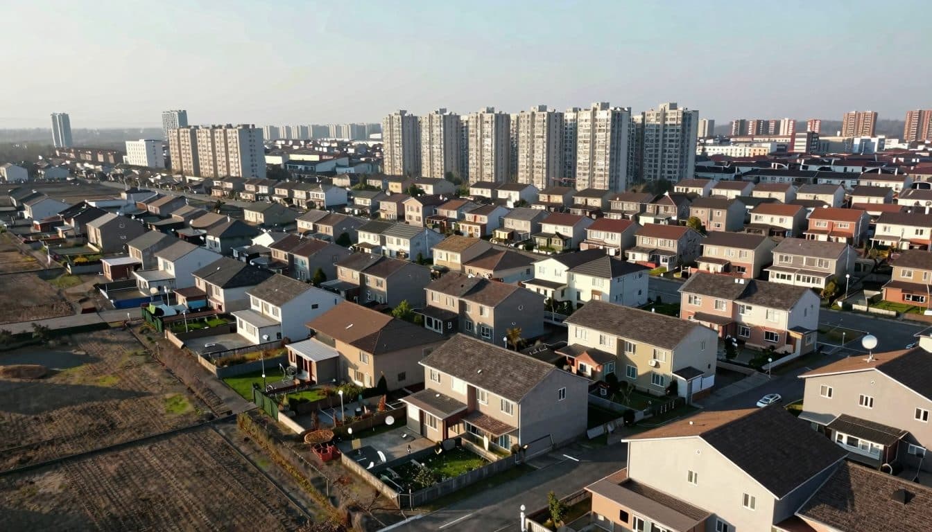Étude IW : les maisons individuelles abordables uniquement à la campagne