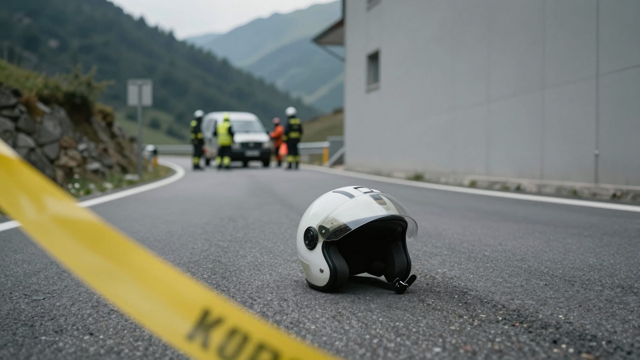 Motard provoque un accident avec quatre blessés sur la B100 en Carinthie