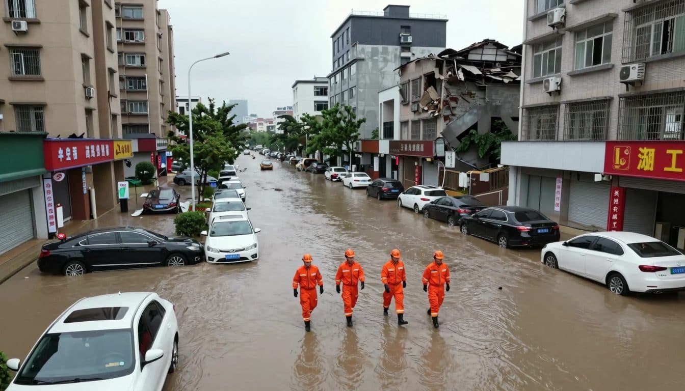 Inondations et glissements de terrain font au moins 21 morts en Chine alors que la saison des tempêtes s'intensifie
