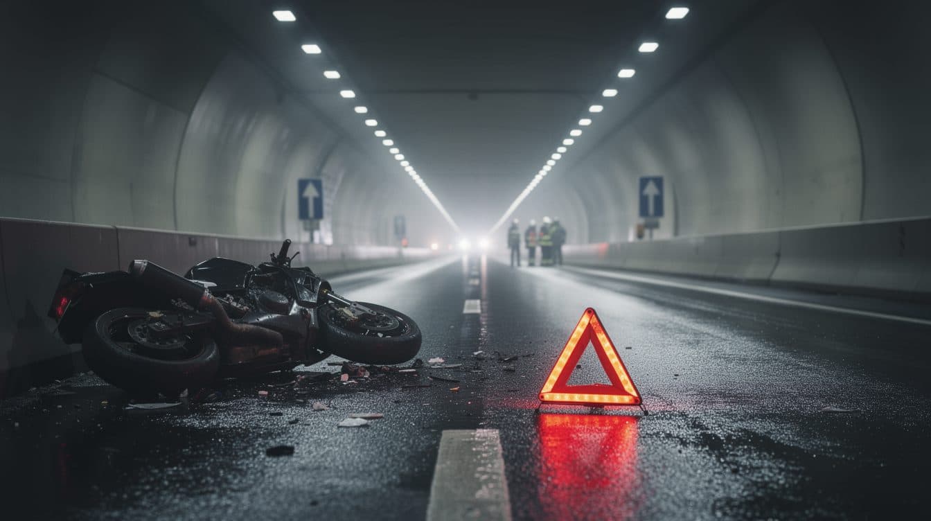 Accident de moto mortel dans le tunnel de Schönberg sur la B311