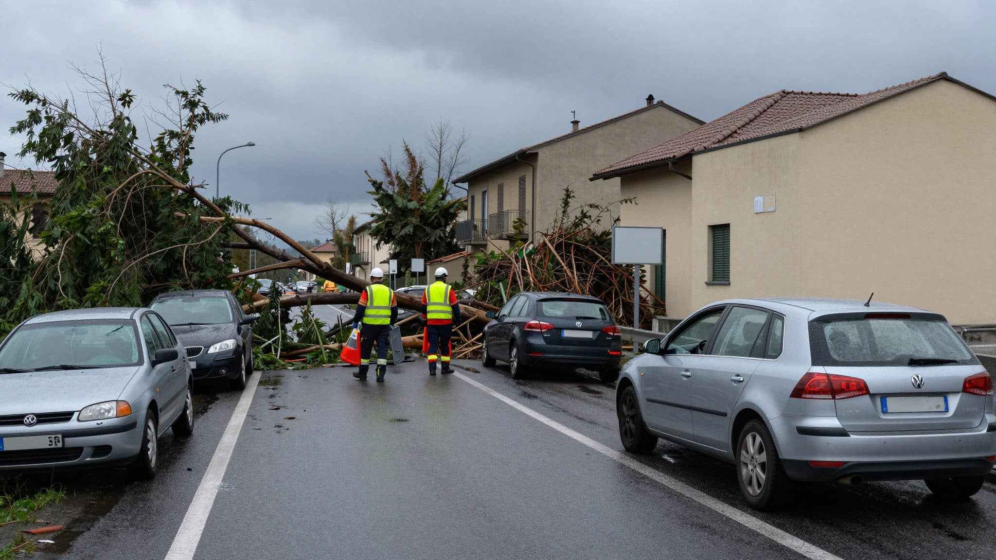 Violents orages avec grêle géante causent des millions d'euros de dégâts dans le nord de l'Italie