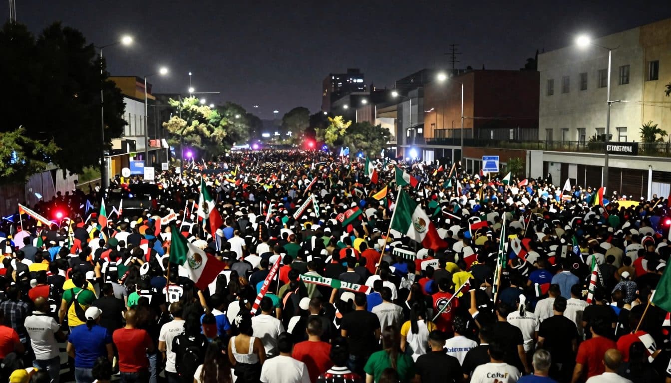 Célébration des supporters à Mexico : deux morts après la qualification en huitièmes de finale