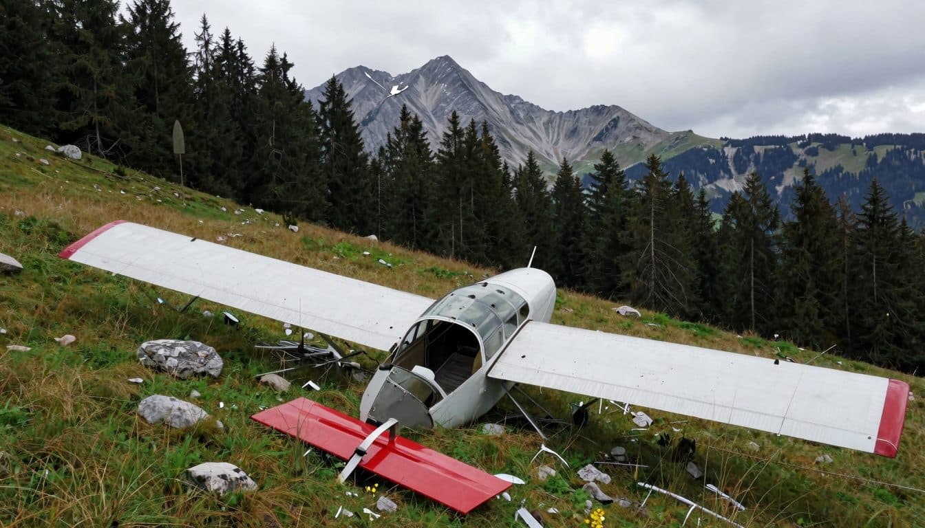 Deux morts dans le crash d'un petit avion dans la région de l'Ötscher : une adolescente de 15 ans et son oncle survivent