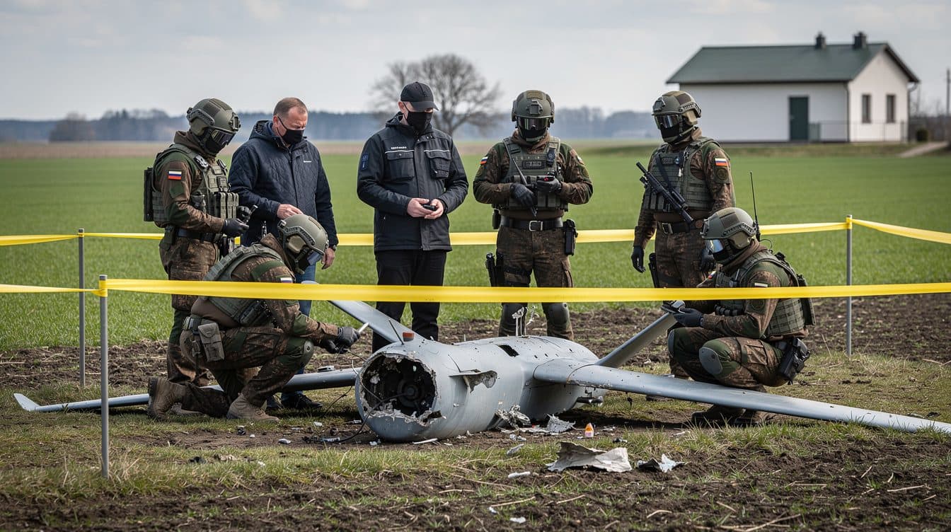 Une drone militaire s'écrase dans le district lituanien d'Utena