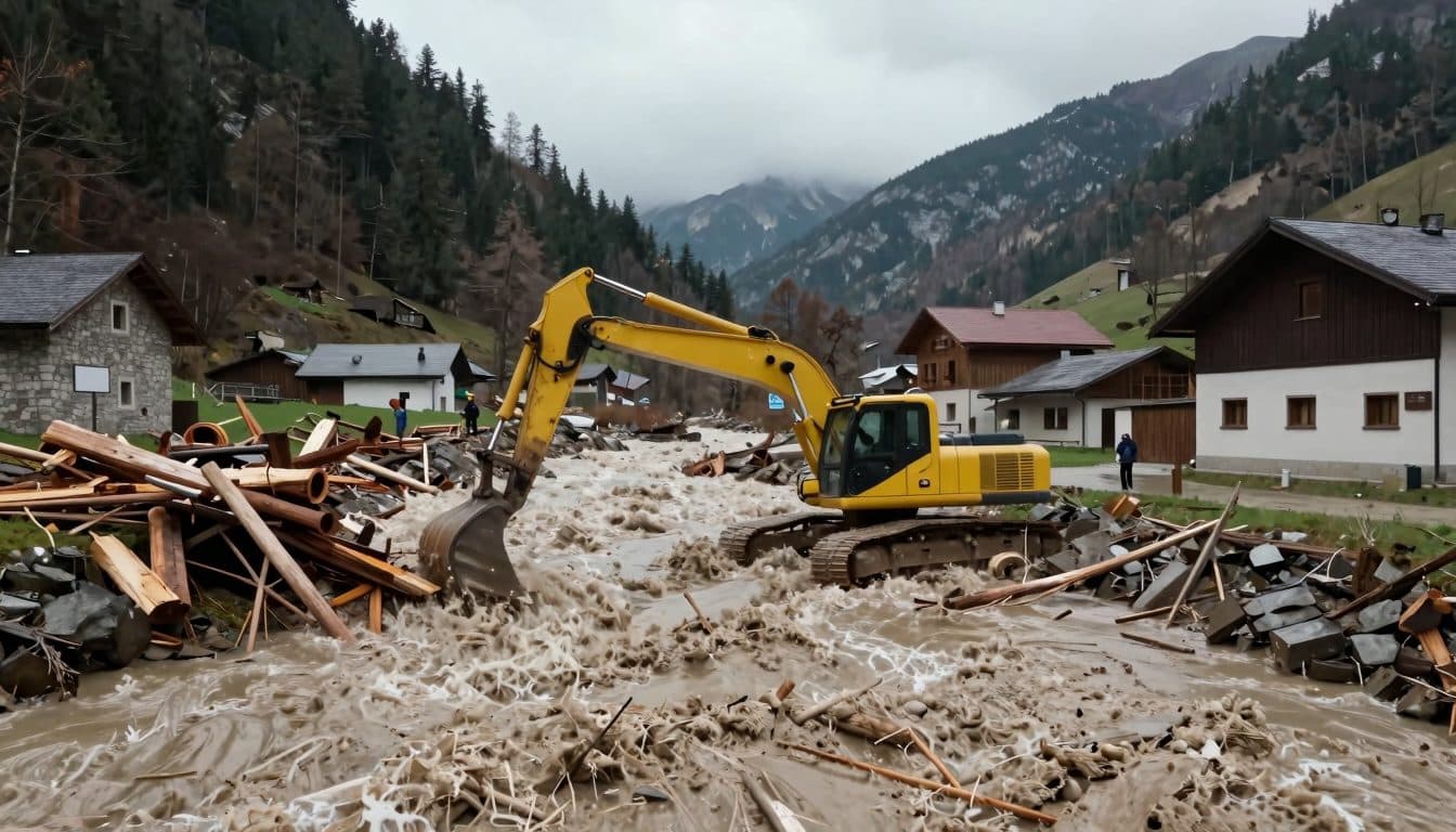 Après les intempéries à Stuhlfelden : deux maisons inhabitables, les barrages du cours d'eau sont dragués