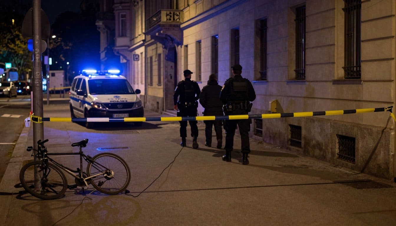 Jeune homme de 19 ans arrêté à Vienne-Penzing : un chien blessé et des passants menacés
