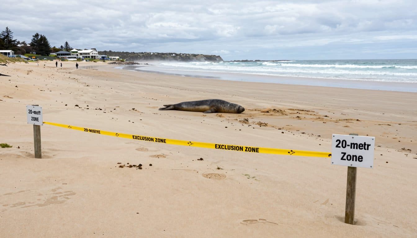Des responsables tasmaniens demandent aux fans de prendre leurs distances avec Neil, l'éléphant de mer qui continue de ravager leur ville