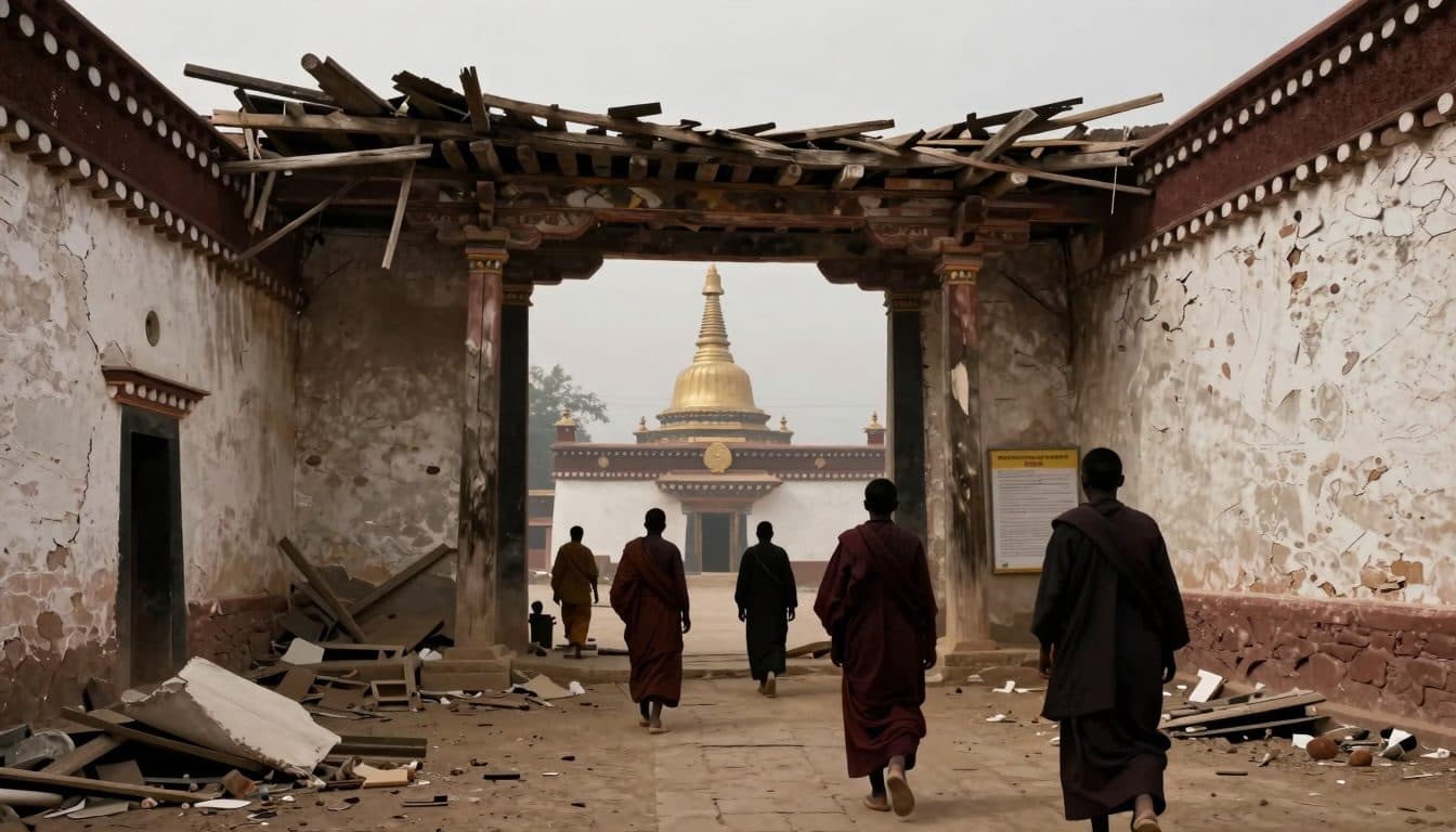 Frappe aérienne sur un monastère au Myanmar : 14 morts et des dizaines de blessés à Sagaing