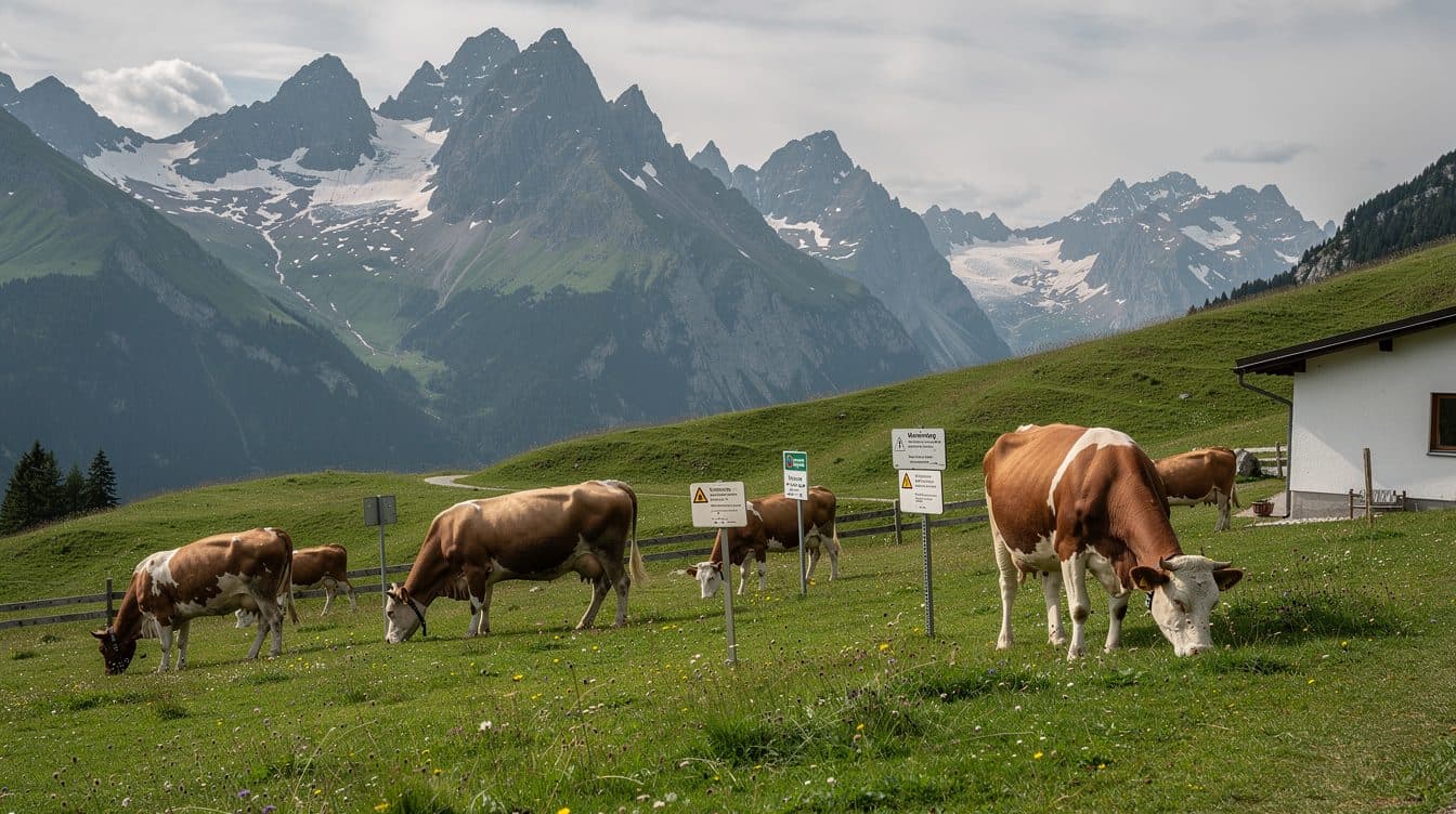 Une randonneuse tuée par une attaque de vaches dans les Alpes autrichiennes