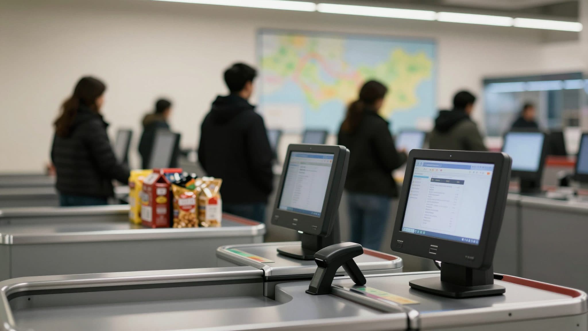 Une personne sur deux utilise les caisses automatiques : un sondage révèle une confiance croissante envers les systèmes de libre-service et Scan & Go