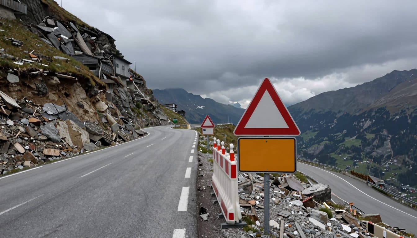 La route du glacier de Kaunertal à nouveau praticable à partir de mardi après les coulées de boue