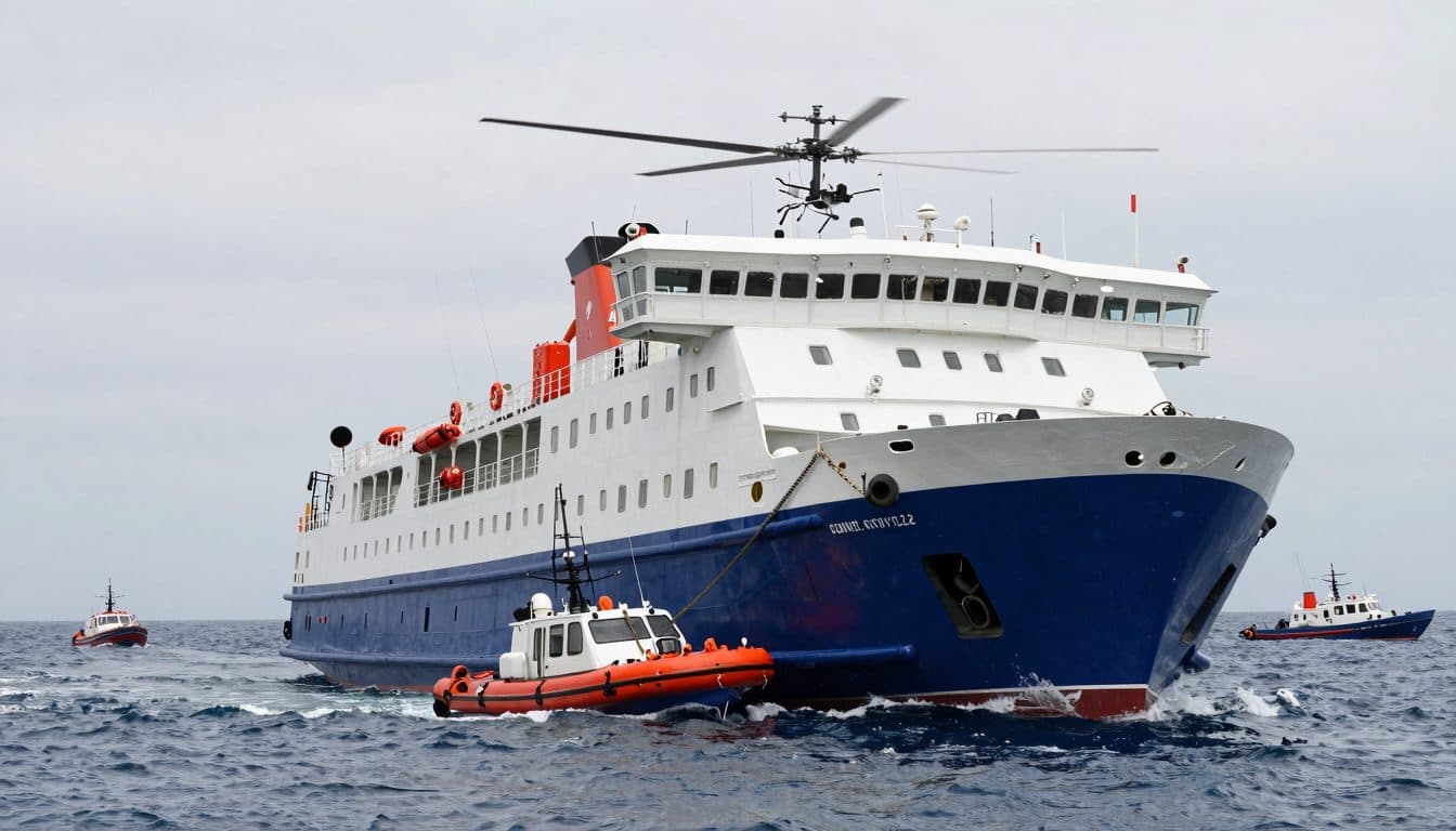 Ferry avec quelque 270 personnes à bord chaviré au large du Chypre du Nord – opération de secours en cours