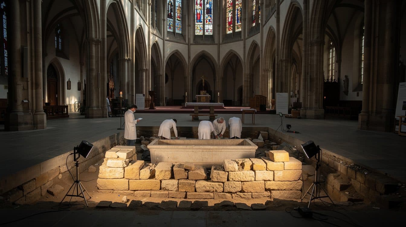 Nouvelles découvertes sur l'histoire du tombeau d'Otton le Grand dans la cathédrale de Magdebourg