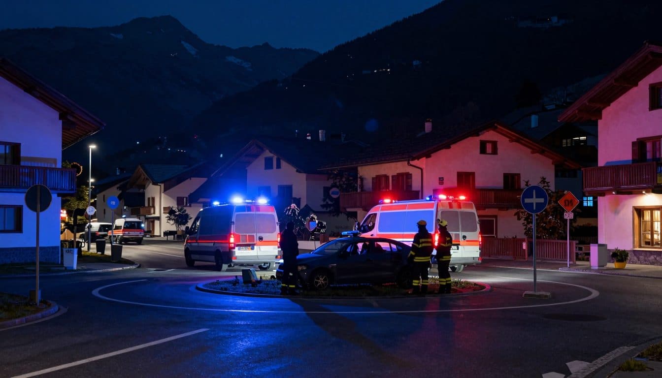 Accident alcoolisé à Söll : erreur de sens dans un rond-point