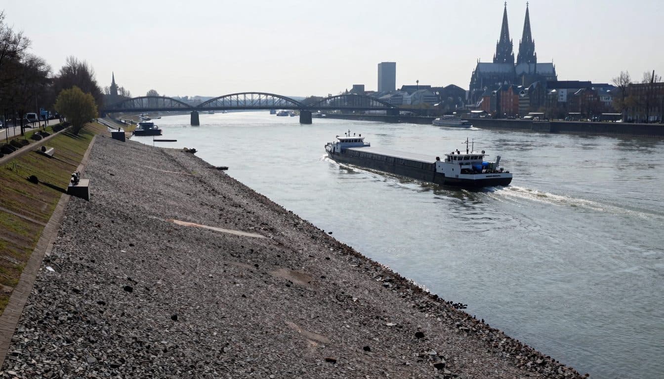 Niveaux du Rhin : les autorités n'attendent qu'une légère hausse d'ici lundi