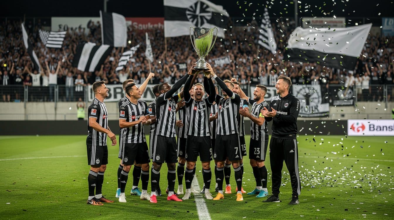 Le LASK célèbre son titre de champion avec Didi Kühbauer, l'entraîneur qui a transformé l'équipe