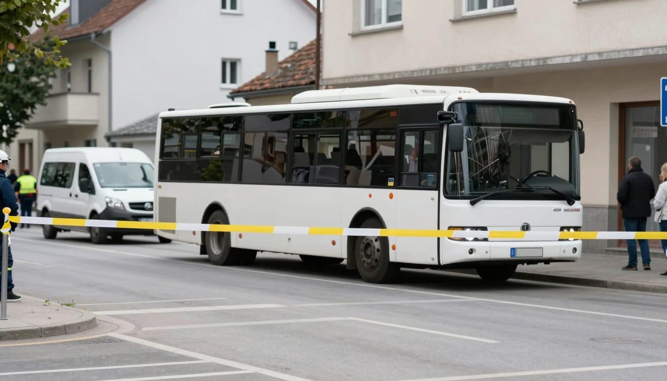 Un chauffeur de bus évite une collision avec un fourgon à Leonding par un freinage d'urgence – douze blessés