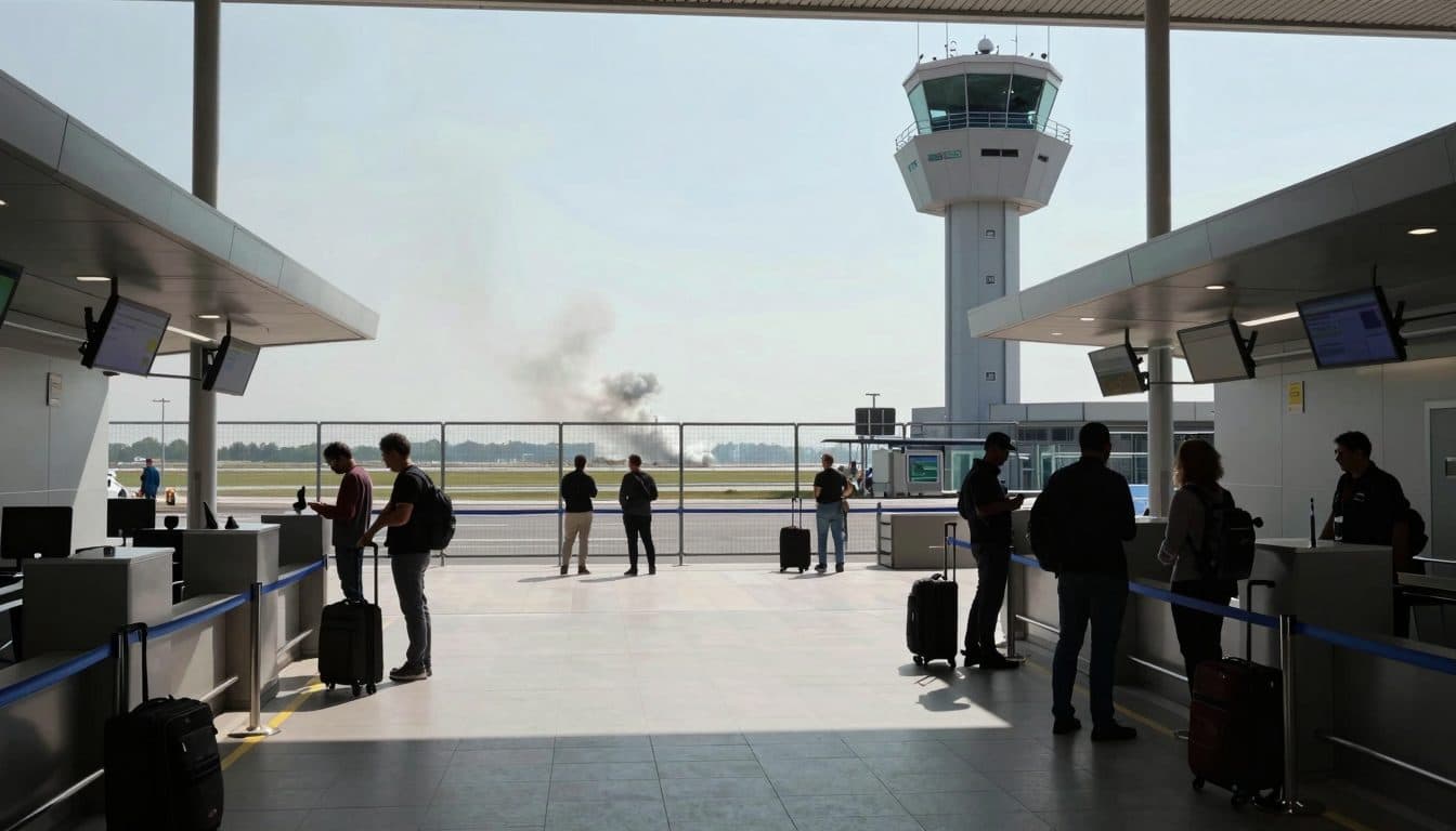 Aéroport de Zante fermé après un atterrissage d'urgence d'un F-16 grec