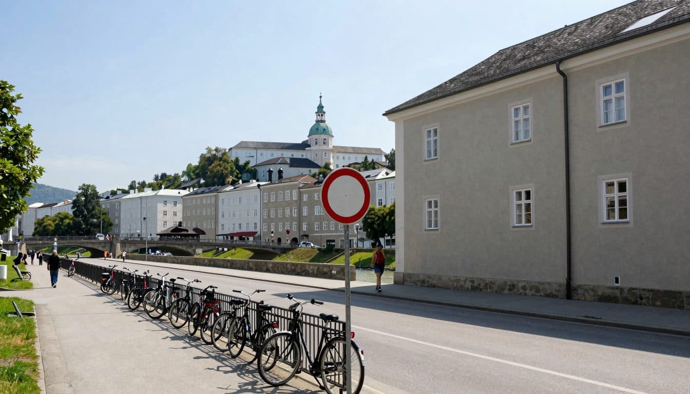 L'interdiction de circuler dans le centre-ville de Salzbourg pour les touristes porte ses fruits – forte affluence sur les parkings relais