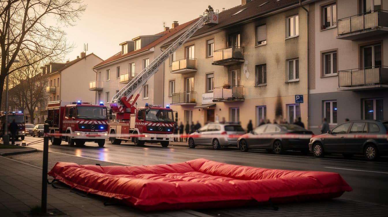 Enfant de quatre ans secouru du toit d'un immeuble résidentiel à Dortmund