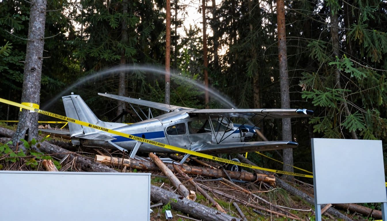 Petit avion écrasé en Basse-Autriche : deux morts et deux blessés graves