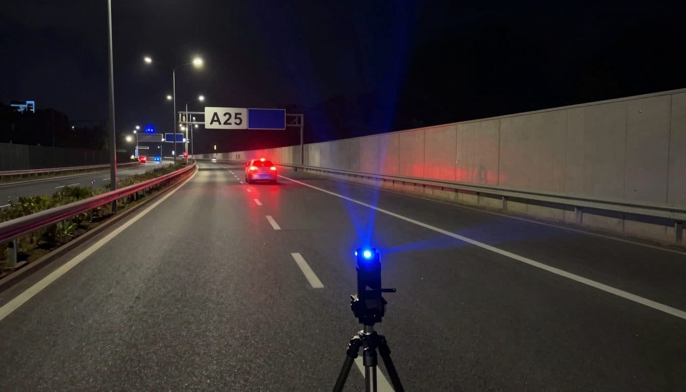 Course automobile illégale sur l'A25 : un chauffard arrêté à 162 km/h en Haute-Autriche