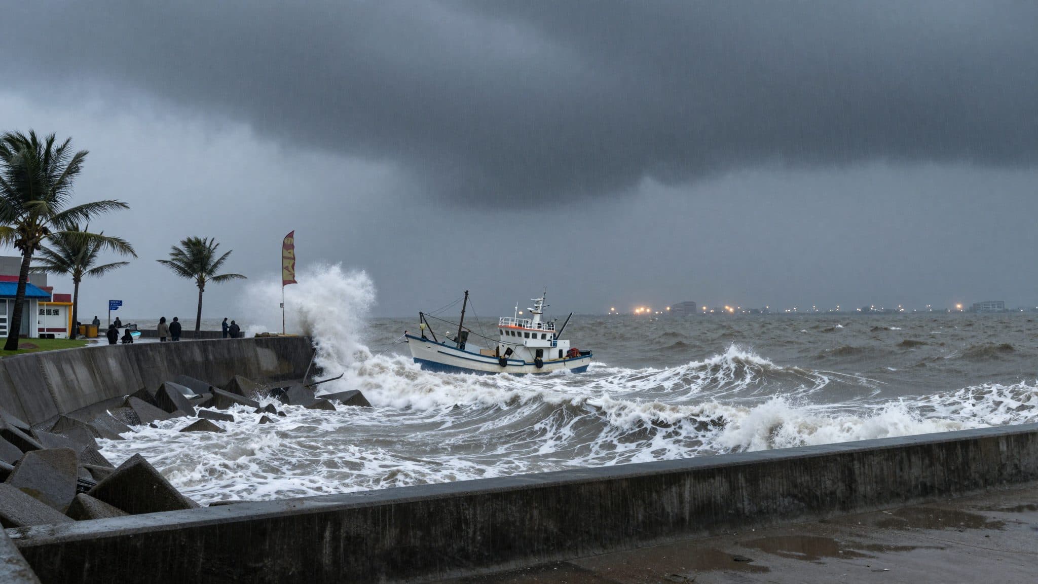 Le super typhon "Bavi" atteint Taïwan – plus forte tempête depuis plus de 30 ans