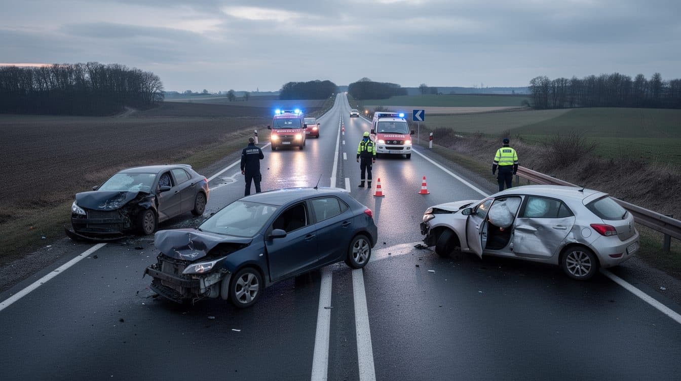 Accident mortel sur la B101 près de Meißen : une personne meurt, deux sont grièvement blessées