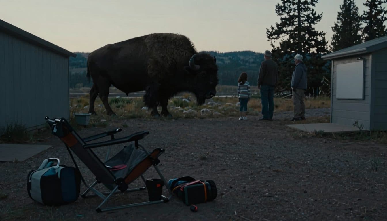 Un bison attaque un retraité dans Yellowstone : un homme grièvement blessé lors d'une agression sur un terrain de camping
